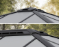 Preview: Palram-Canopia Carport COLORADO 4.3x4.3 (422x422cm) Alu grau 6mm Polycarbonat grau